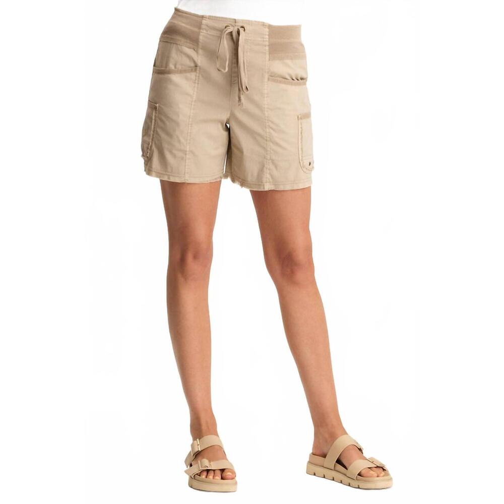 NEW XCVI erma simple cargo pockets short in pigtnglwd tanglewood pigment
